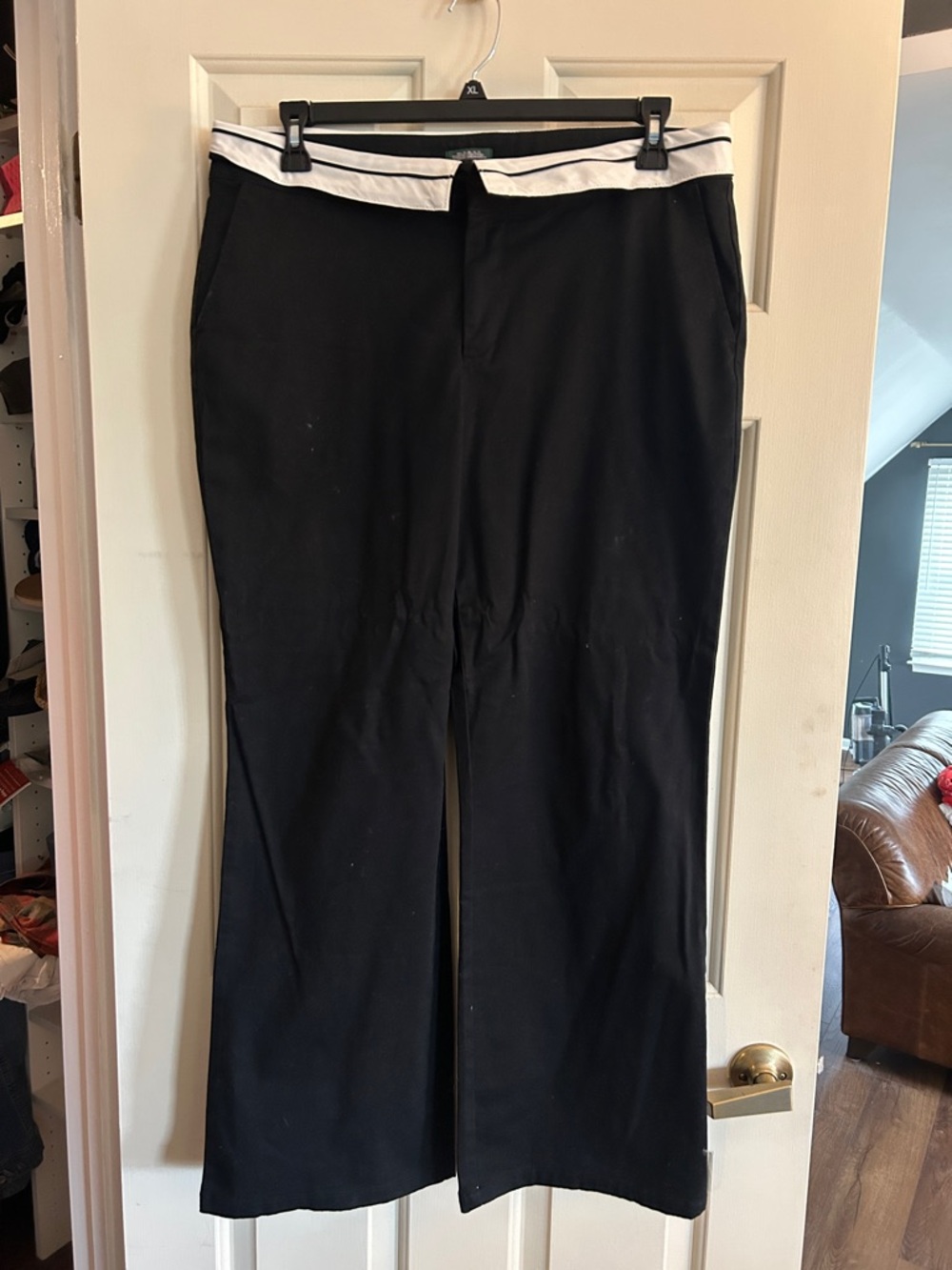 Wild fable size 14 black fold over pants